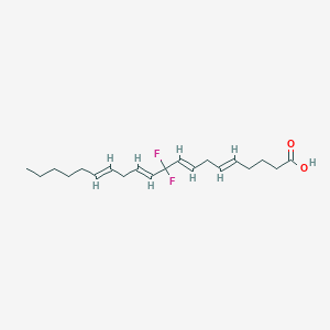 molecular formula C20H30F2O2 B009968 (5E,8E,11E,14E)-10,10-difluoroicosa-5,8,11,14-tetraenoic acid CAS No. 108212-58-4