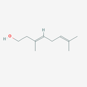 molecular formula C10H18O B099683 (3E)-3,7-dimethylocta-3,6-dien-1-ol CAS No. 16750-94-0