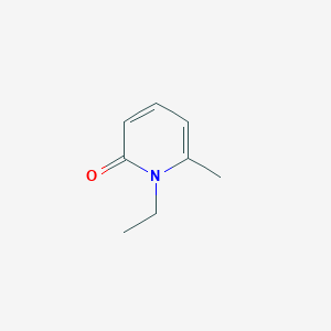 molecular formula C8H11NO B099695 2(1H)-Pyridone, 1-ethyl-6-methyl- CAS No. 19038-36-9