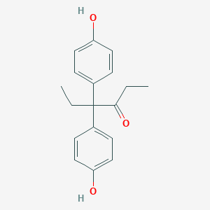 molecular formula C18H20O3 B099697 Diethylstilbestrol pinacolone CAS No. 18922-13-9
