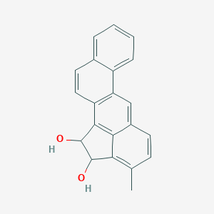 molecular formula C21H16O2 B099699 1,2-Dihydroxy-3-methylcholanthrene CAS No. 15544-91-9