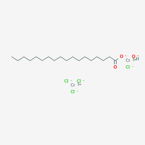 molecular formula C54H105Cl3Cr2O6 B099702 Chromic chloride stearate CAS No. 15242-96-3