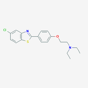 molecular formula C19H21ClN2OS B099711 Haletazole CAS No. 15599-36-7