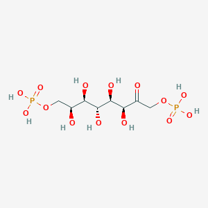 molecular formula C8H18O14P2 B099713 D-glycero-D-altro-Octulose 1,8-bisphosphate CAS No. 16656-02-3