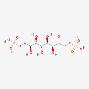 molecular formula C8H18O14P2 B099713 D-glycero-D-altro-octulose-1,8-bisphosphate CAS No. 16656-02-3