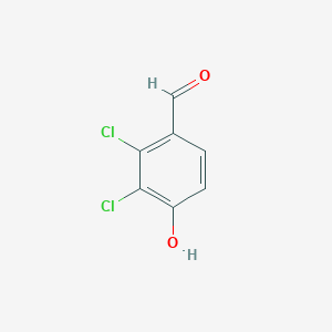 molecular formula C7H4Cl2O2 B099714 2,3-Dichloro-4-hydroxybenzaldehyde CAS No. 16861-22-6