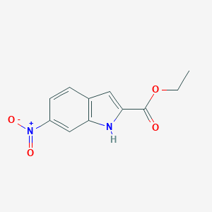 molecular formula C11H10N2O4 B099723 Ethyl 6-nitro-1H-indole-2-carboxylate CAS No. 16792-45-3