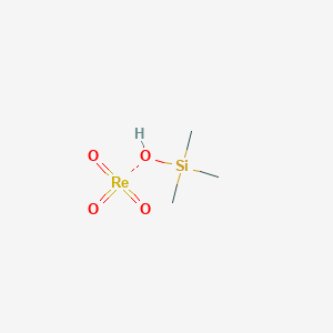 molecular formula C3H10O4ReSi B099727 Trimethylsilylperrhenate CAS No. 16687-12-0