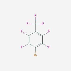 molecular formula C7BrF7 B099732 1-Bromo-2,3,5,6-tetrafluoro-4-(trifluoromethyl)benzene CAS No. 17823-46-0