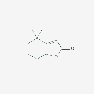 molecular formula C11H16O2 B099750 Dihydroactinidiolide CAS No. 15356-74-8