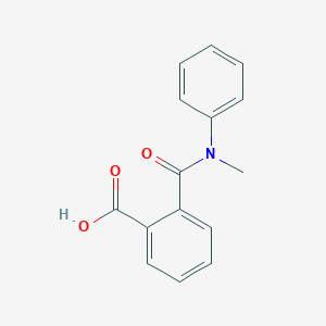 molecular formula C15H13NO3 B099758 2-{[Methyl(phenyl)amino]carbonyl}benzoic acid CAS No. 16931-47-8