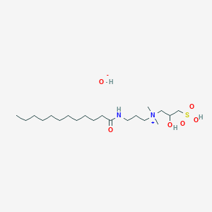molecular formula C20H43N2O5S+ B099760 Cocamidopropyl hydroxysultaine CAS No. 19223-55-3
