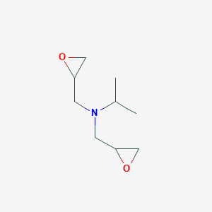 molecular formula C9H17NO2 B099762 N,N-Bis(2,3-epoxypropyl)isopropylamine CAS No. 19115-57-2