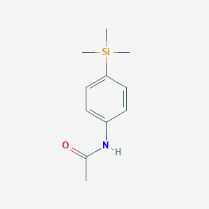 molecular formula C11H17NOSi B099768 Acetamide, N-[4-(trimethylsilyl)phenyl]- CAS No. 17983-71-0