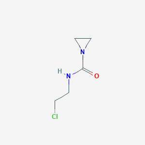 molecular formula C5H9ClN2O B099770 N-(2-Chloroethyl)aziridine-1-carboxamide CAS No. 15872-04-5