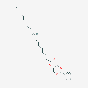 molecular formula C28H44O4 B099772 (2-phenyl-1,3-dioxan-5-yl) (E)-octadec-9-enoate CAS No. 16106-28-8