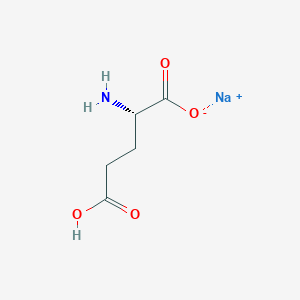 molecular formula C5H8NaNO4· H2O<br>C5H8NNaO4 B099781 谷氨酸钠 CAS No. 16177-21-2