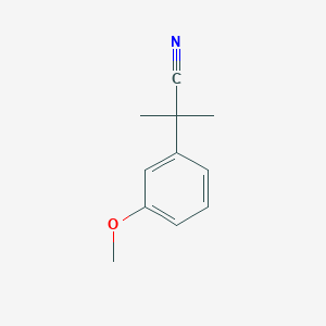 B099784 2-(3-Methoxyphenyl)-2-methylpropanenitrile CAS No. 17653-93-9