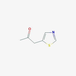 molecular formula C6H7NOS B009979 2-Propanone, 1-(5-thiazolyl)- CAS No. 106613-45-0