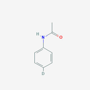 molecular formula C8H9NO B099790 N-(4-Deuteriophenyl)acetamide CAS No. 16625-79-9