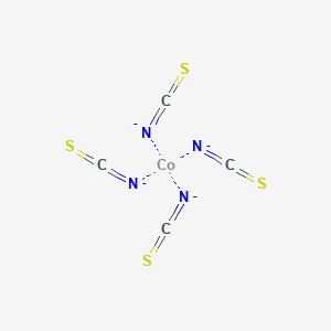 molecular formula C4CoN4S4-4 B099797 Cobalt tetraisothiocyanate CAS No. 19453-13-5