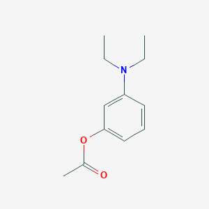 molecular formula C12H17NO2 B099803 m-(Diethylamino)phenyl acetate CAS No. 18997-95-0