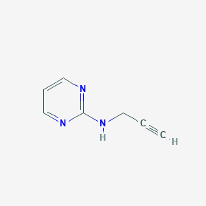 molecular formula C7H7N3 B099809 N-prop-2-ynylpyrimidin-2-amine CAS No. 17466-20-5
