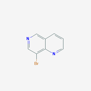 molecular formula C8H5BrN2 B099855 8-Bromo-1,6-naphthyridine CAS No. 17965-74-1