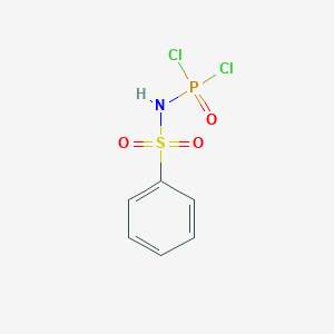 molecular formula C6H6Cl2NO3PS B099856 N-dichlorophosphorylbenzenesulfonamide CAS No. 16767-55-8