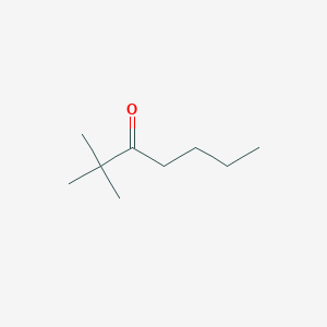 molecular formula C9H18O B099860 2,2-Dimethyl-3-heptanone CAS No. 19078-97-8