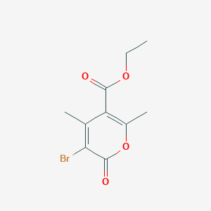 3-Bromo-5-carbethoxy-4,6-dimethyl-2-pyrone