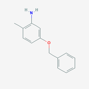molecular formula C14H15NO B099888 5-(苄氧基)-2-甲基苯胺 CAS No. 19499-88-8