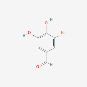 molecular formula C7H5BrO3 B099904 3-Bromo-4,5-dihydroxybenzaldehyde CAS No. 16414-34-9