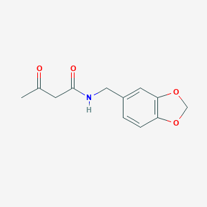 molecular formula C12H13NO4 B099907 N-Piperonylacetoacetamide CAS No. 16386-35-9