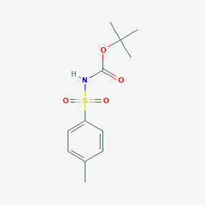 molecular formula C12H17NO4S B099915 N-(tert-Butoxycarbonyl)-p-toluenesulfonamide CAS No. 18303-04-3