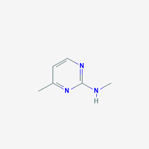 molecular formula C6H9N3 B099922 N,4-Dimethylpyrimidin-2-amine CAS No. 15231-63-7