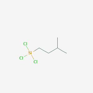 molecular formula C5H11Cl3Si B099925 Trichloro(3-methylbutyl)silane CAS No. 18544-67-7