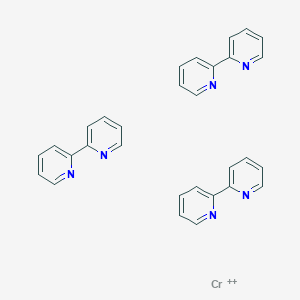molecular formula C30H24CrN6+2 B099936 Tris(2,2'-bipyridyl)chromium(II) CAS No. 17632-84-7