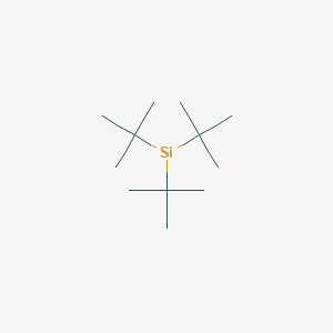 molecular formula C12H27Si B099943 Tritert-butylsilicon CAS No. 18159-55-2