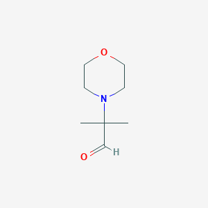 2-Methyl-2-morpholinopropanal