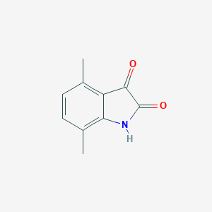 molecular formula C10H9NO2 B099975 4,7-dimethyl-1H-indole-2,3-dione CAS No. 15540-90-6