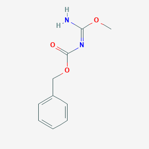 molecular formula C10H12N2O3 B099977 benzyl (NE)-N-[amino(methoxy)methylidene]carbamate CAS No. 19506-80-0