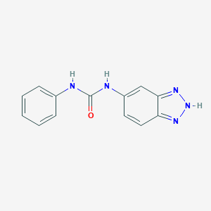 molecular formula C13H11N5O B099978 1-(1H-Benzotriazol-5-yl)-3-phenylurea CAS No. 18811-70-6