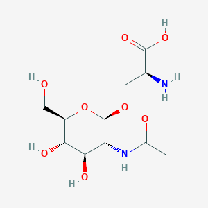 molecular formula C11H20N2O8 B099979 O-(2-Acetamido-2-deoxy-D-glucopyranosyl)-L-serine CAS No. 17041-36-0