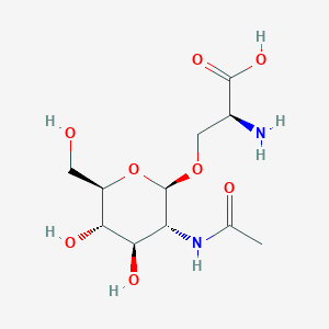 molecular formula C11H20N2O8 B099979 O-Seryl-beta-N-acetylglucosaminide CAS No. 17041-36-0