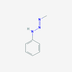 molecular formula C7H9N3 B099990 3-Methyl-1-phenyltriazene CAS No. 16033-21-9