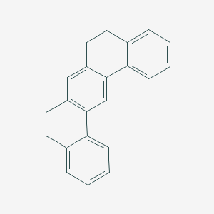 molecular formula C22H18 B099996 Pentacyclo[12.8.0.03,12.04,9.017,22]docosa-1(14),2,4,6,8,12,17,19,21-nonaene CAS No. 19399-64-5